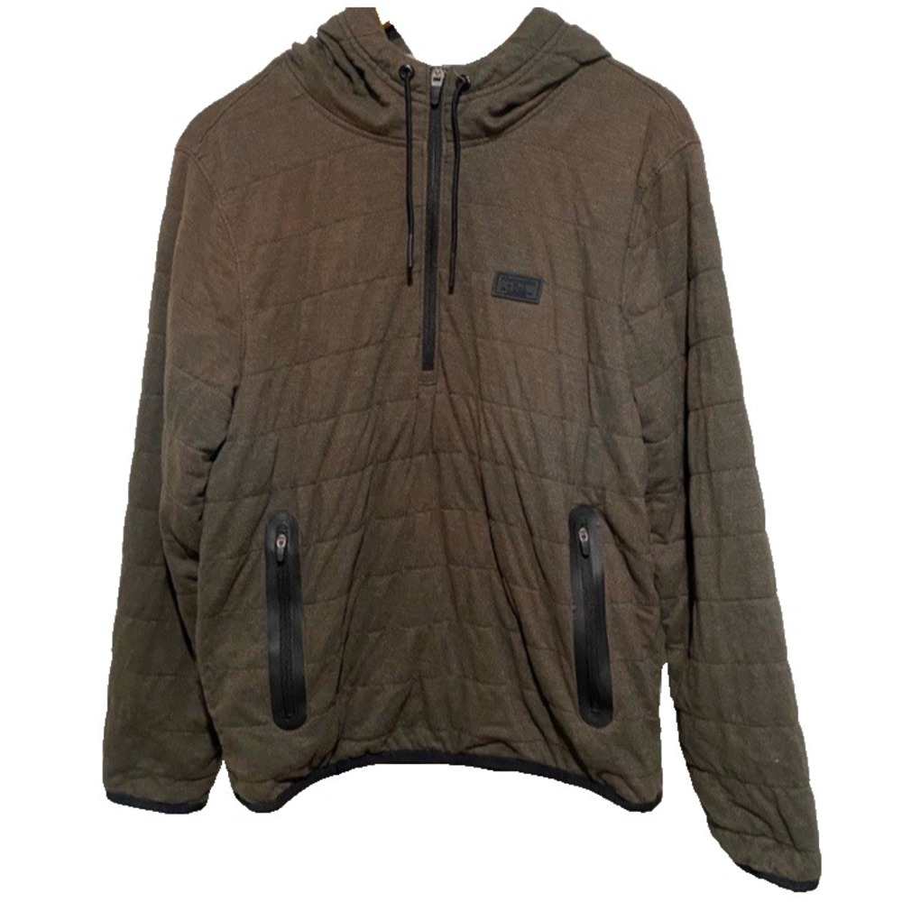 Abercrombie & Fitch Brown Pullover Half Quarter Zipper Hoodie Women's Size‎ XS